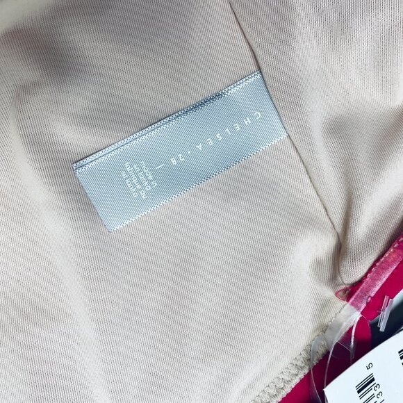 Chelsea28 Pink Scalloped One Shoulder Bikini Top - Picture 8 of 10